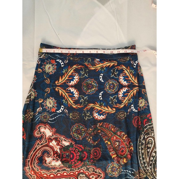 New without Tags LoveU Dear Maxi Skirt Multi Design Print, Elastic Back Size L - Picture 2 of 7